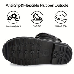 Women's Non slip Snow Boots Warm Outdoor Walking Shoes High Tube Boots