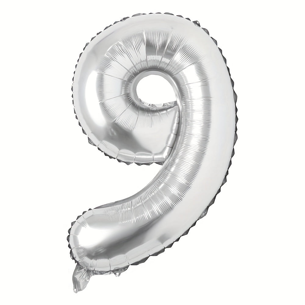 1pc 81 28 Cm Silvery Letter Balloons Foil Mylar Party Decor