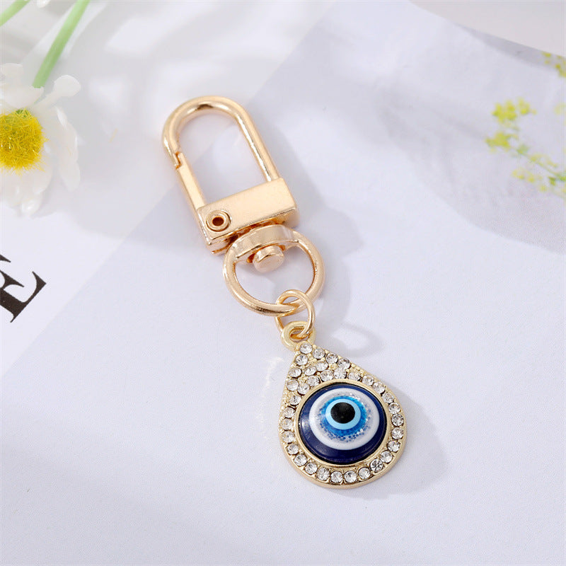 Evil Eye Keychain Car Keyring Bags Ornament Jewelry