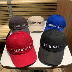 Unisex Sunshade Ripped Baseball Cap Outdoor Sport