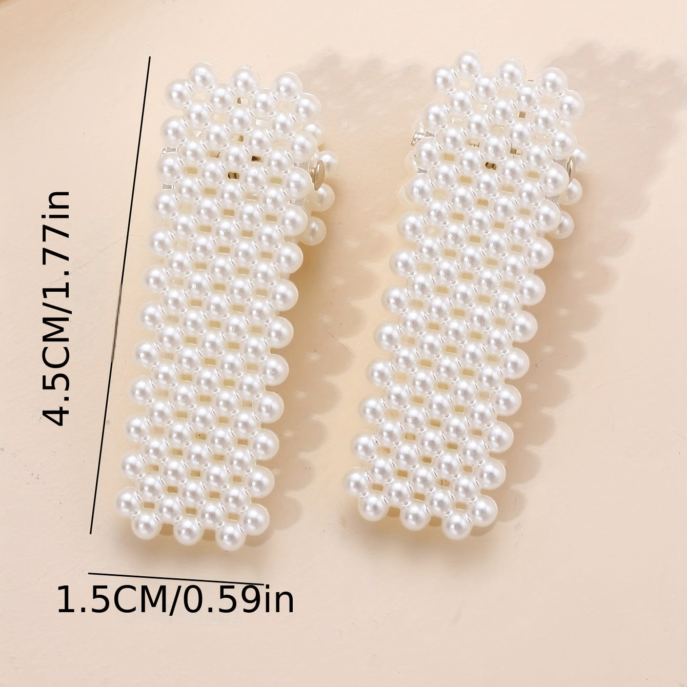 Adorable Pearl Hair Clips Set for Girls' Parties