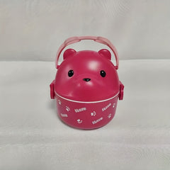 Bear-Shaped Leakproof Lunch Box with Handle