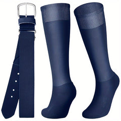 Adjustable Elastic Waist Belt Baseball Softball Set