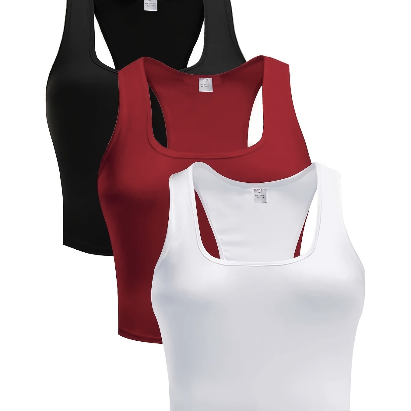 3 Pcs Sexy Plus Size Tank Top Set