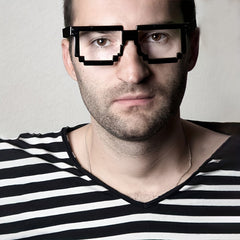 Mosaic Frame Glasses Holder Men's & Women's No Lens Glass Frame