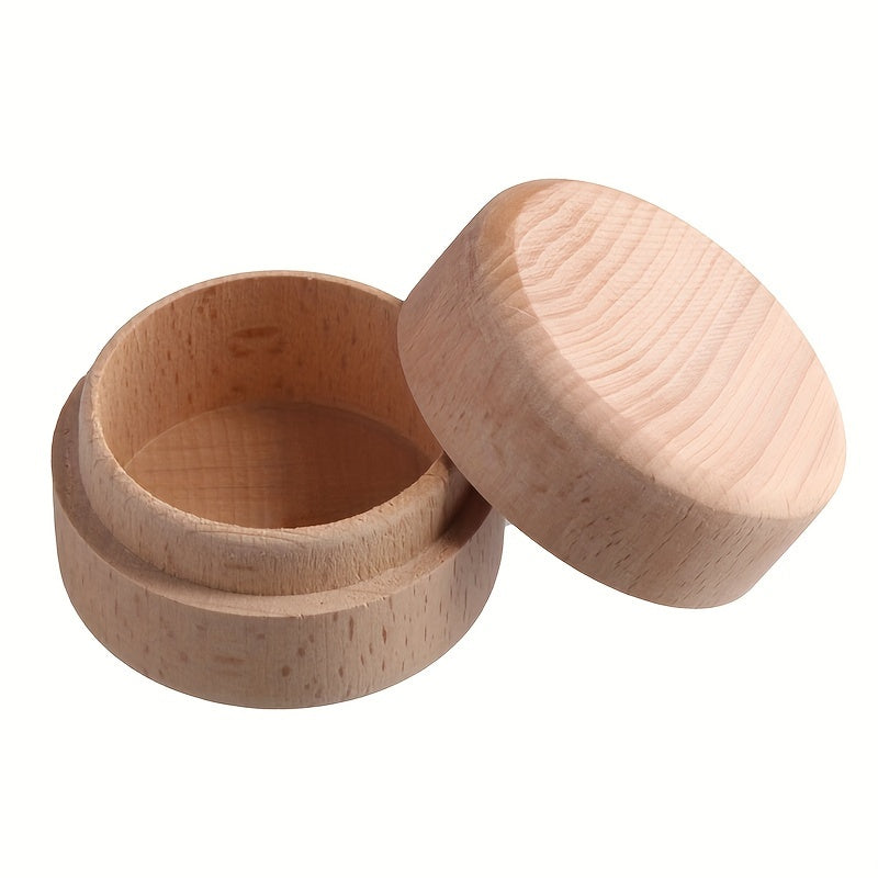 Wooden Storage Box Wedding Ring Jewelry Trinket Box