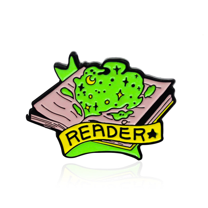 Men's Cartoon Brooch for Clothing Bags Jackets