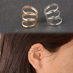 Punk Rock Alloy Ear Clip Wrap Earrings No Piercing Ear Clip