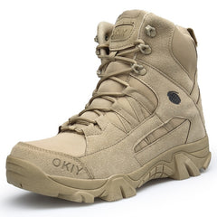Men's Suede Hiking Boots Wear-Resistant Non-Slip Outdoor Shoes