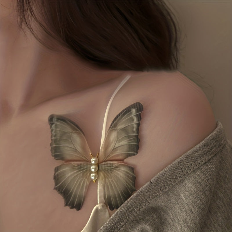2PCS Butterfly Hair Clip Vintage Bohemian Style Hair Accessories