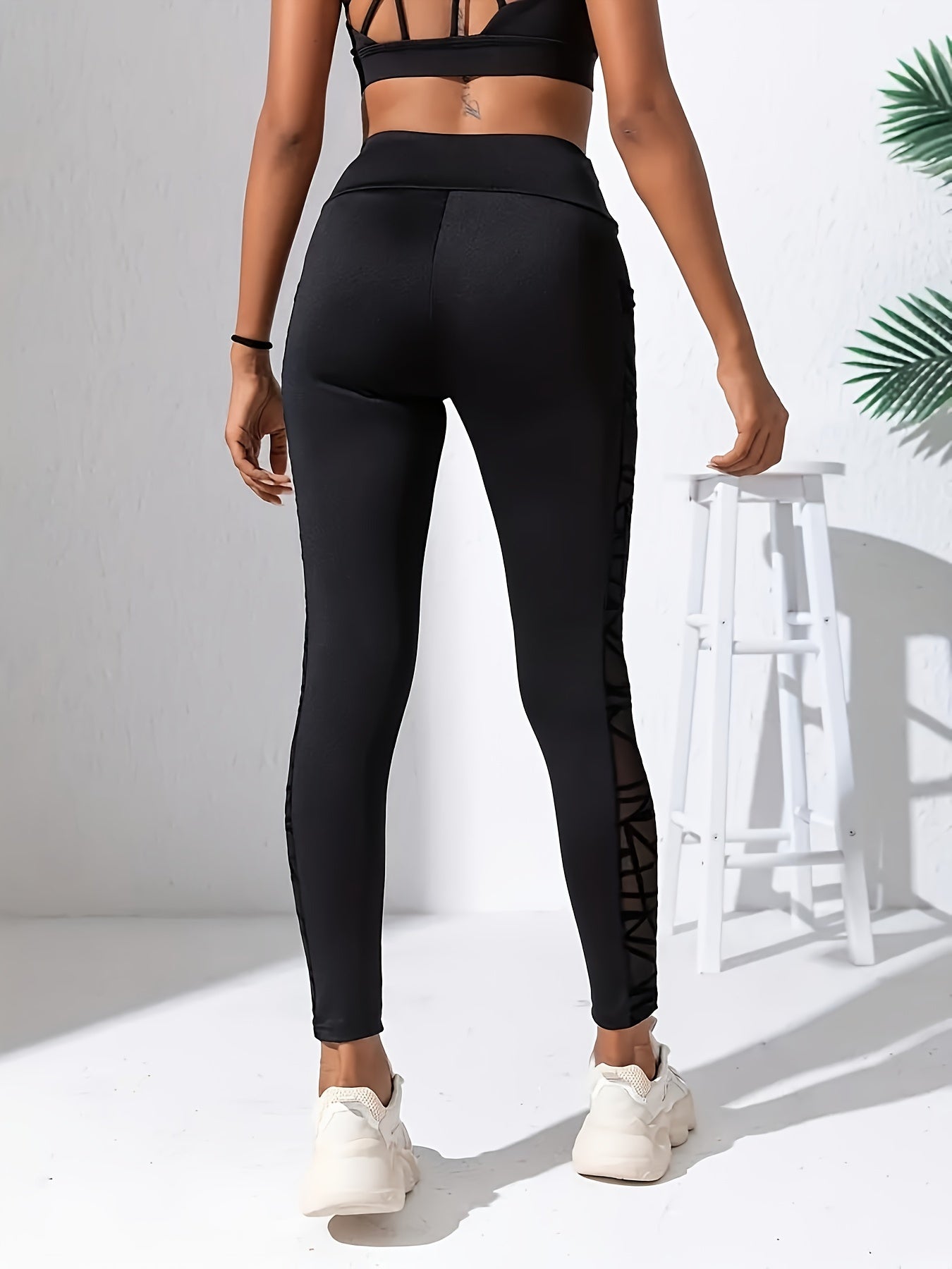2pcs Mesh Shaping Pants Tummy Control Compression Slimming Pants Women