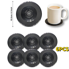 Vinyl Record Placemats 30'' Waterproof Non Slip Heat Resistant Table Mat