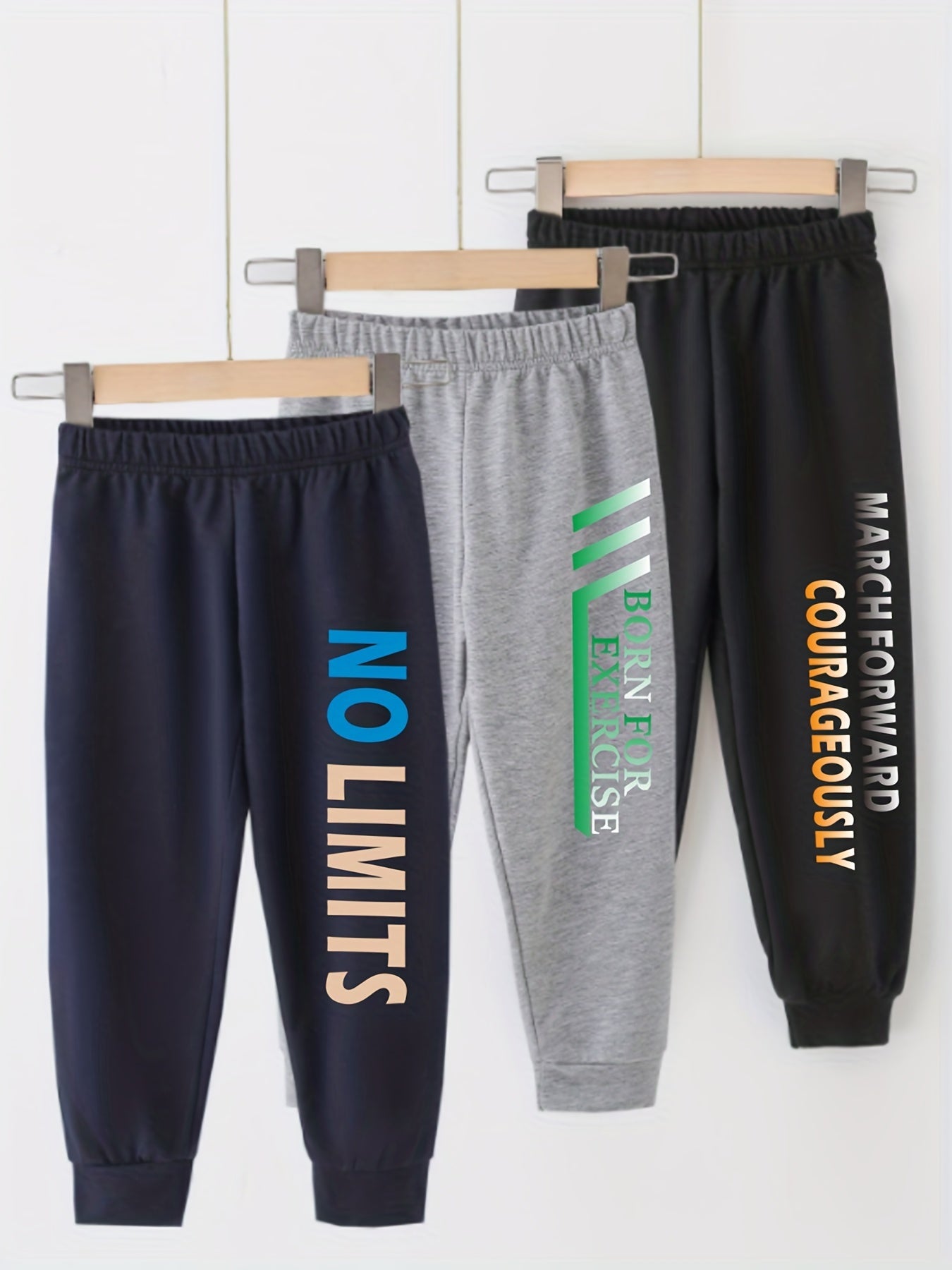 Boys Cartoon Sweatpants Set with Sun Car and Dinosaur Print