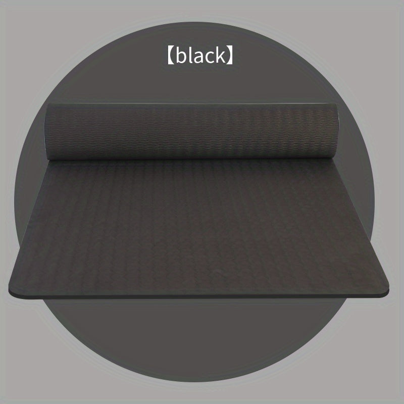 Eco Friendly TPE Yoga Mat Lightweight Non slip Fitness Mute Exercise Mat