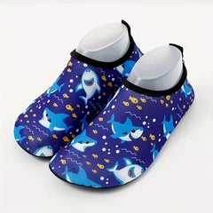 Kids Shark Water Shoes Quick Dry Lightweight Beach Aqua Socks