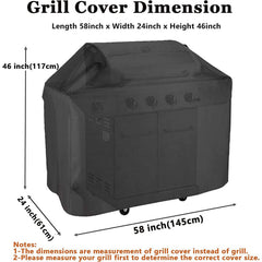 Waterproof BBQ Grill Cover Fade Resistant Gas Grill Cover