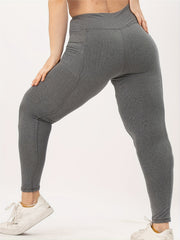 Sports Leggings Wide Waistband Yoga