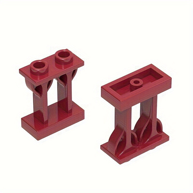 Farm Building Block Set with Columns, Fence