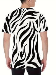 Funny 3D Print T shirt Men's Casual Street Style Round Neck Tee Shirt