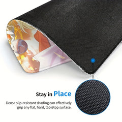 Fun Small Mouse Pad with Anti-Slip Base