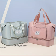 Large Capacity Duffle Bag Zipper Luggage Handbag Foldable Travel Storage