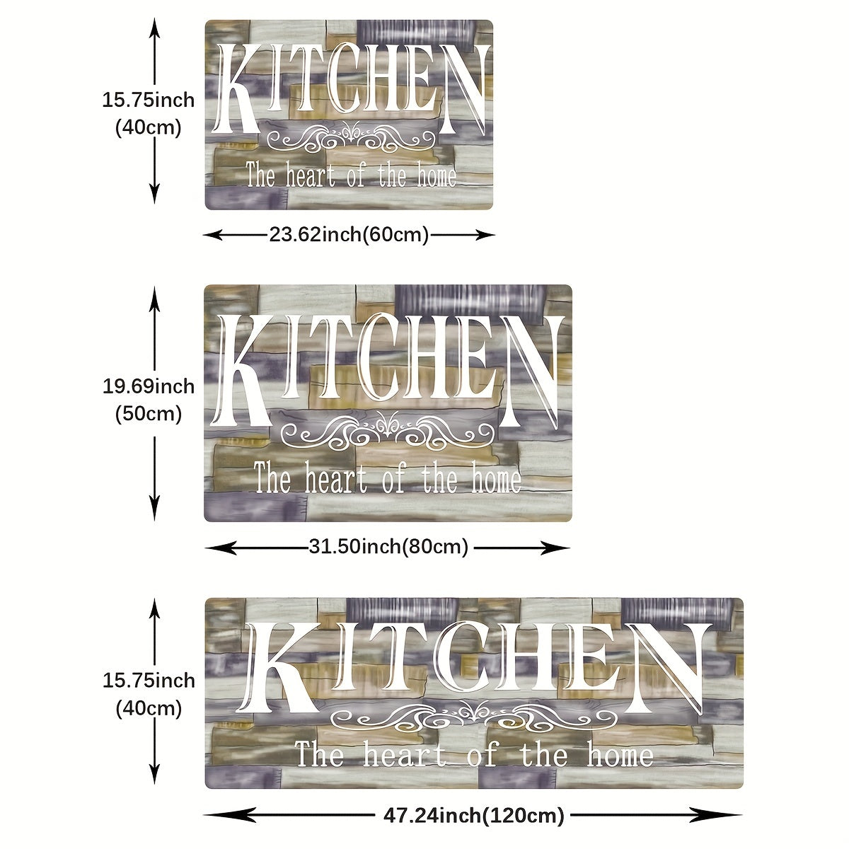 Stain Resistant Kitchen Rug Soft Memory Foam Mat Anti Fatigue Rug Runner
