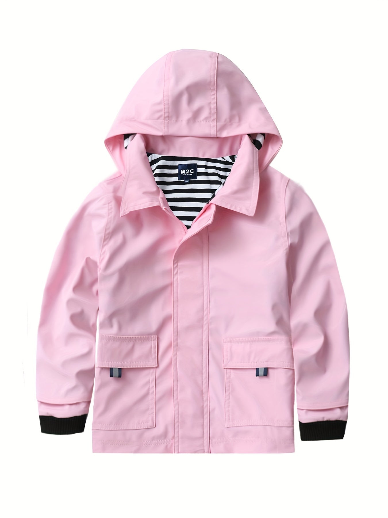 Kids Waterproof Windbreaker Jacket with Hooded Coat