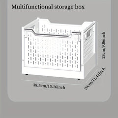 1pc Snack Storage Box Organization Basket Plastic Desk Desktop Storage Box