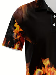 Men's Casual Bowling Sports Short Sleeve Shirt Bowling Jersey
