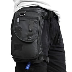 Waterproof Nylon Leg Bag For Men Motorcycle Riding Fanny Pack