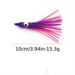 5pcs Bionic Octopus Soft Lure Fishing Tackle