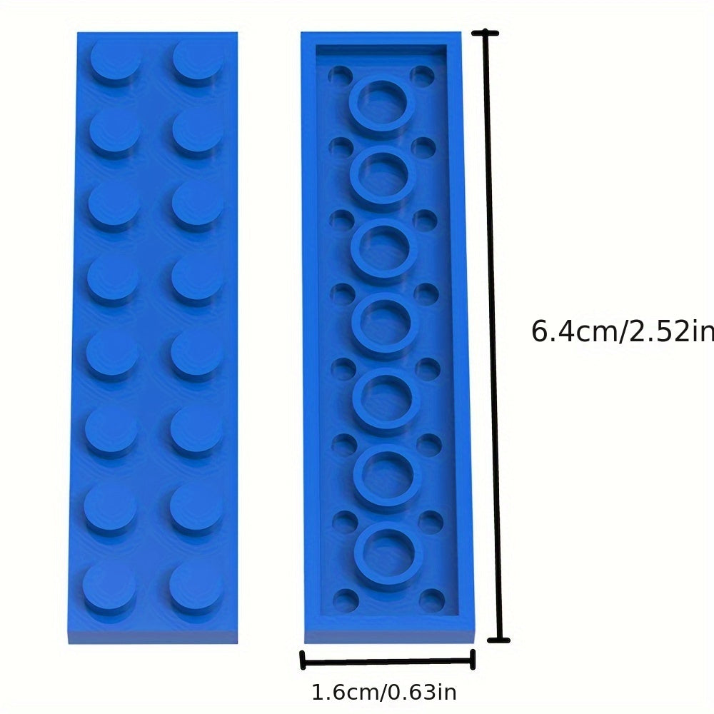 12pcs Building Blocks 2x8 Low Wall Bricks Farm Garden Character