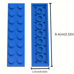 12pcs Building Blocks 2x8 Low Wall Bricks Farm Garden Character