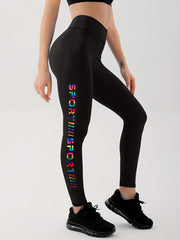 Sports Leggings High Stretch Yoga Fitness Tight Pants Women's Activewear