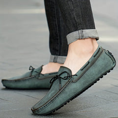 Men's Slip On Loafer Shoes Anti skid Rubber Sole Flat Driving