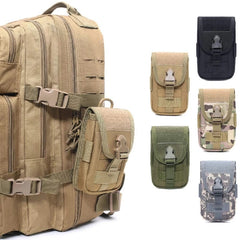 Double Layer Molle Running Belt Bag with Phone Pocket