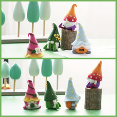 Christmas DIY Wool Felt Kit with Video Tutorial - Material Package