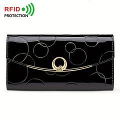 Marlekarida Large Capacity Tri Fold Women'S Wallet