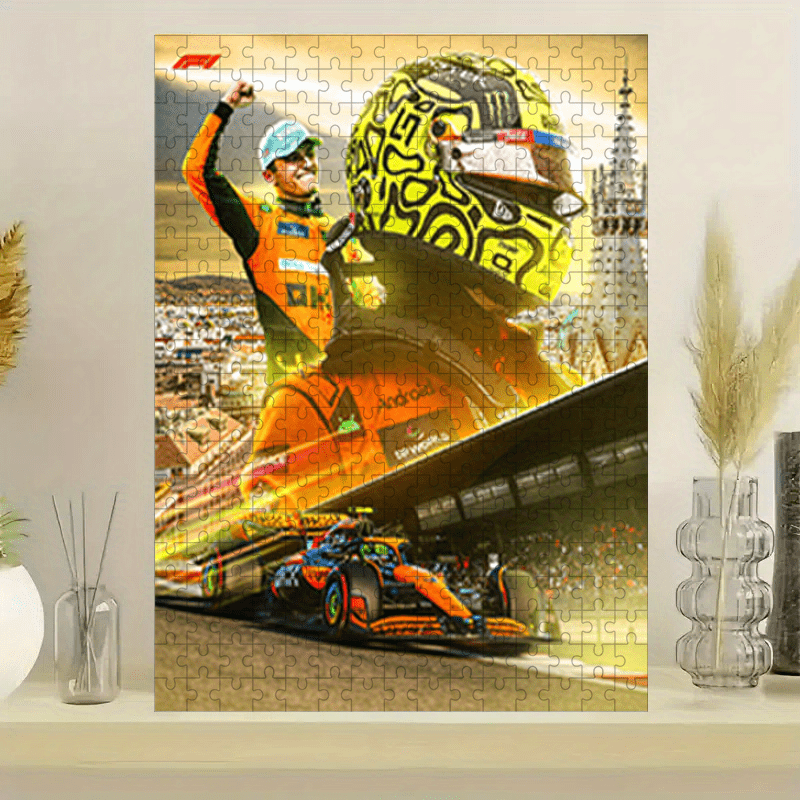 Formula 1 Puzzle 500 1000pcs - Vibrant Race Car Challenge