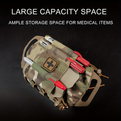 Molle Medical EMT Pouch IFAK First Aid Trauma Kit Bag