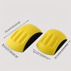 1pc Hand Sanding Block 12 15 PU Hand Grinding Block for Hook & Loop Sandpaper