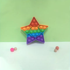 Pop Bubble Pentagram Fidget Toy - Decompressing Toy