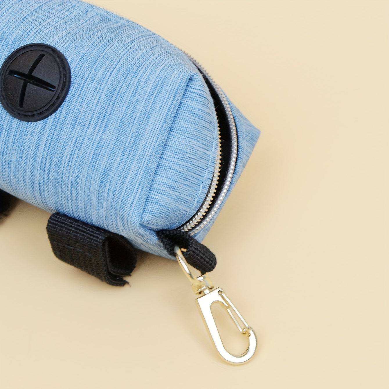 Dog Poop Bag Dispenser with Metal Buckle - Easy Waste Bag Dispensing