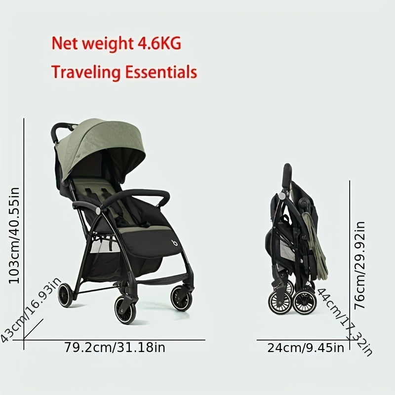 Baobaohao A10 Ultra Lightweight Baby Stroller Net Weight 4.6kg