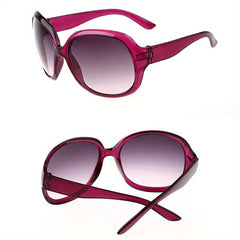 Round Sunglasses Women Men Gradient UV400