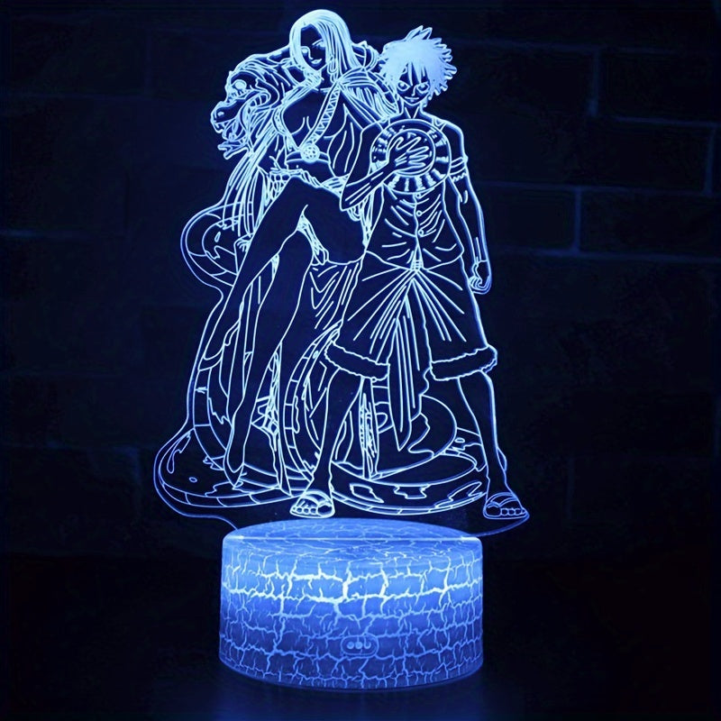 Anime Character LED 3D Night Lamp Acrylic LED Bedroom Lamp
