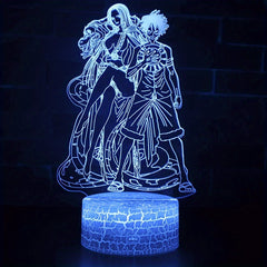Anime Character LED 3D Night Lamp Acrylic LED Bedroom Lamp