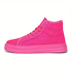 High-Top Canvas Shoes Men's Sneakers Lace-Up Flats