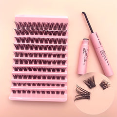 8 16mm Lash Clusters False Eyelashes Extension Kit
