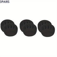 3pairs Anti-slip Breathable Thickened Forefoot Insoles Half Foot Pads